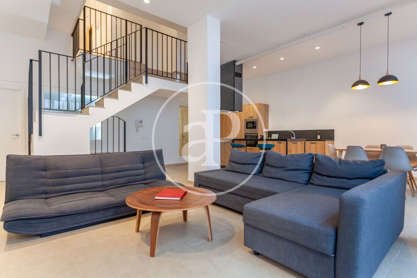 Living room of Flat for sale in  Valencia Capital  with Air Conditioner, Heating and Terrace