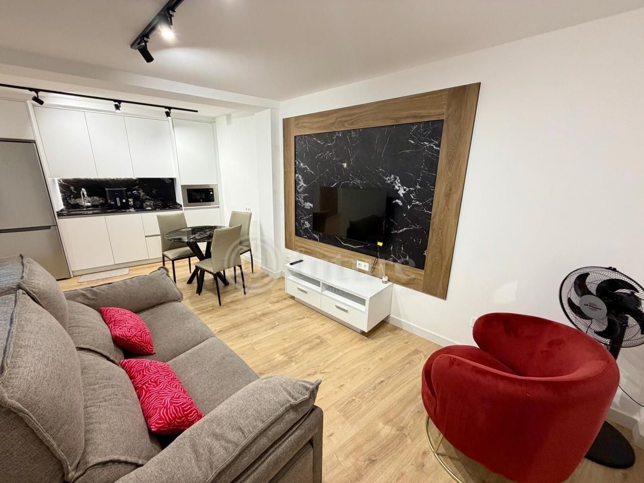 Sala d'estar de Pis de lloguer en Salamanca Capital amb Calefacció, Moblat i Balcó