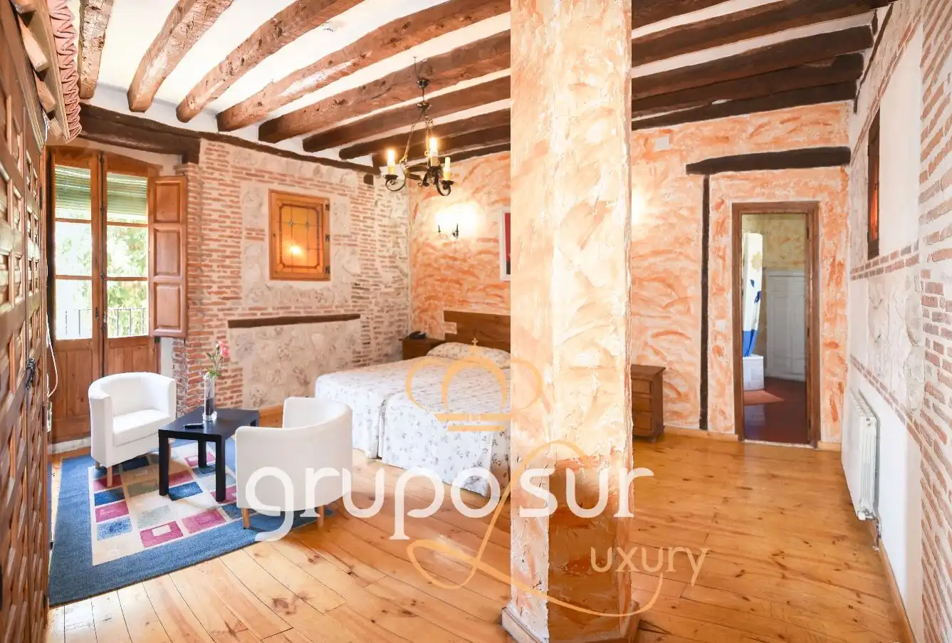 Bedroom of Country homes for sale in Olmedo  with Heating, Private garden and Parquet flooring