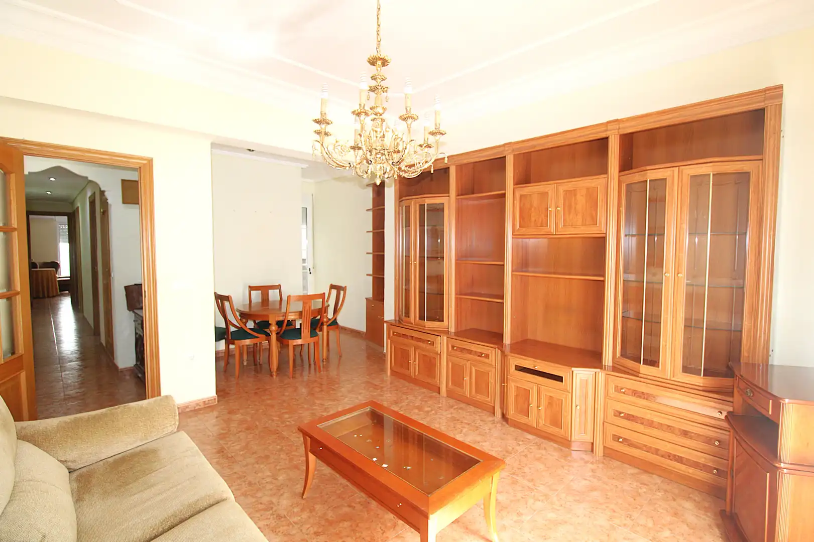 Sala de estar de Piso de alquiler en Valencia con Aire acondicionado, Terraza y Amueblado