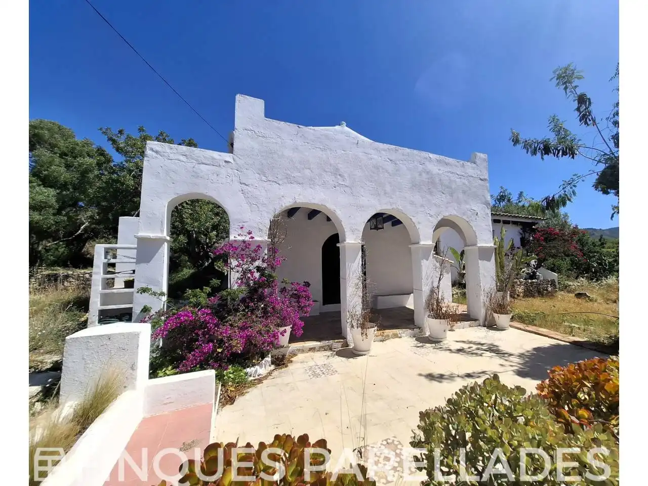 Vista exterior de Casa o chalet en venta en Sitges con Jardín privado y Terraza