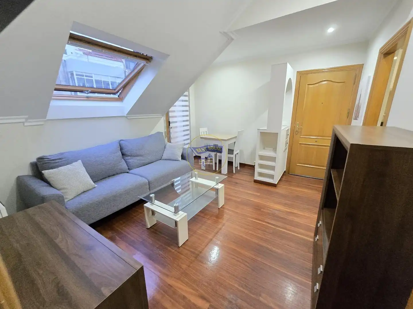 Sala de estar de Ático en venta en Vigo  con Aire acondicionado, Calefacción y Parquet