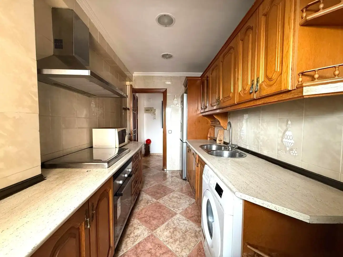Kitchen of Flat for sale in Málaga  with Terrace, Furnished and Balcony
