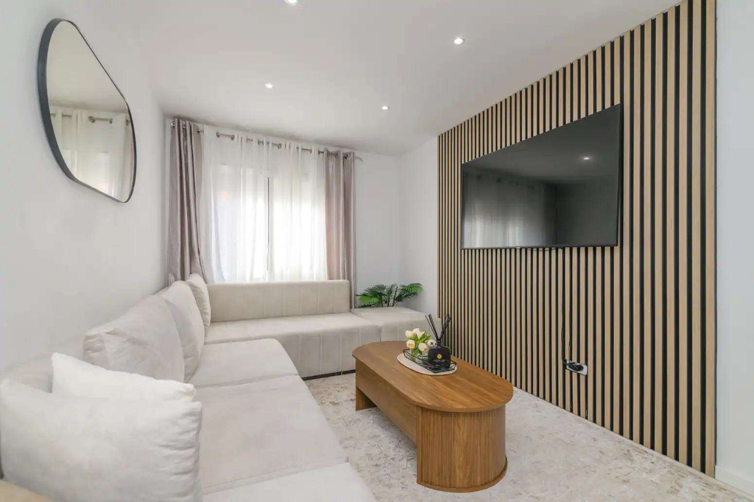 Sala de estar de Piso en venta en Viladecans con Aire acondicionado y Parquet