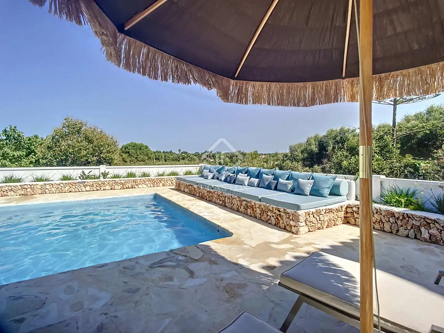 Terrasse von Haus oder Chalet zur Miete in Alaior mit Klimaanlage, Heizung und Privatgarten