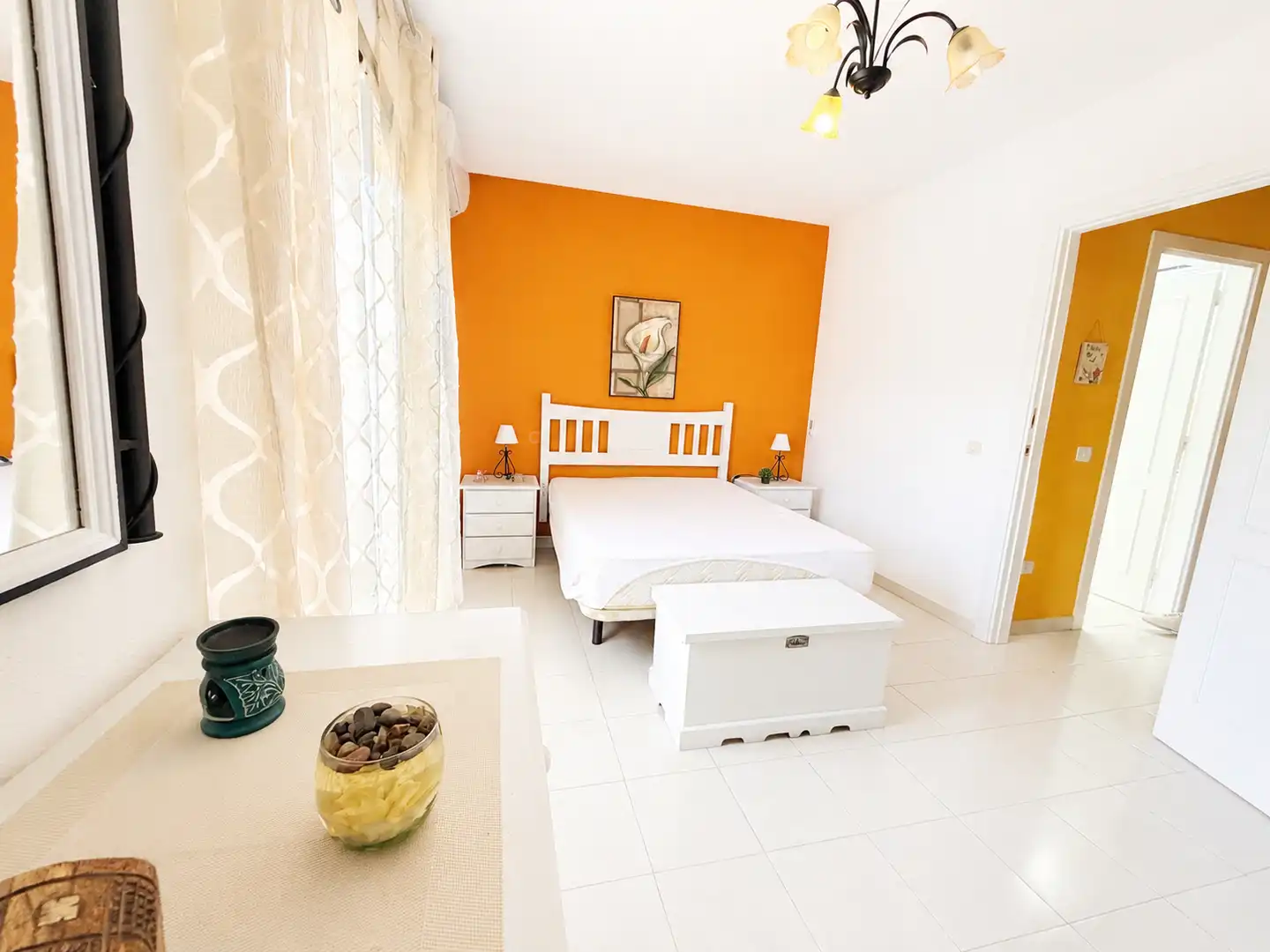 Schlafzimmer von Einfamilien-Reihenhaus zum Verkauf in Granadilla de Abona mit Terrasse, Ofen und Waschmaschine