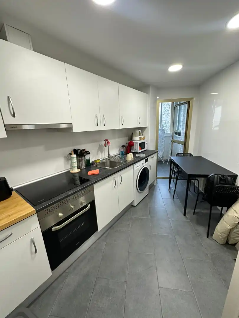 Kitchen of Flat for share in Madrid  with Air Conditioner, Heating and Terrace