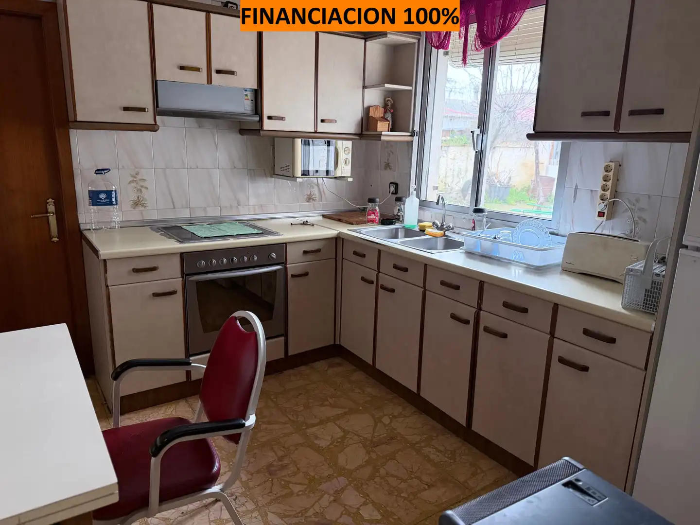 Cocina de Casa o chalet en venta en Ejea de los Caballeros con Calefacción, Jardín privado y Trastero