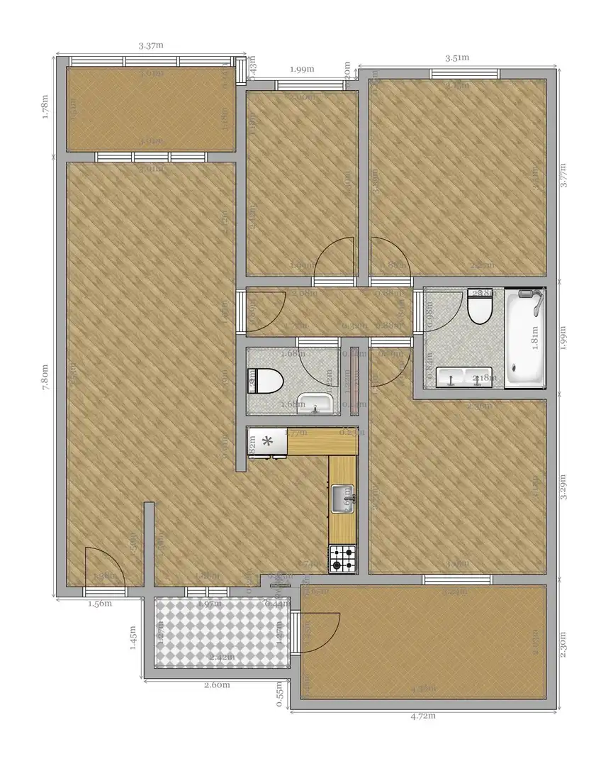 Flat for sale in Centro