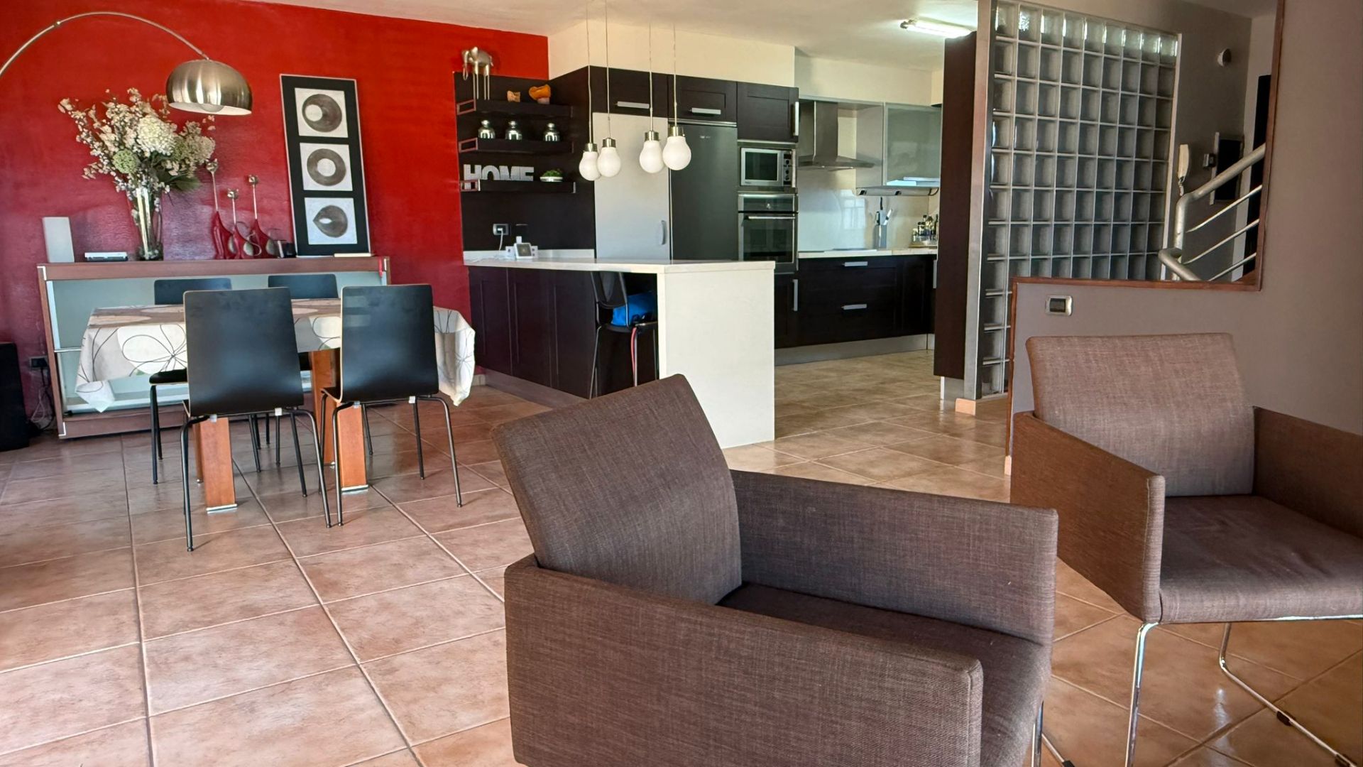 Living room of Single-family semi-detached to rent in Granadilla de Abona  with Air Conditioner, Terrace and Furnished