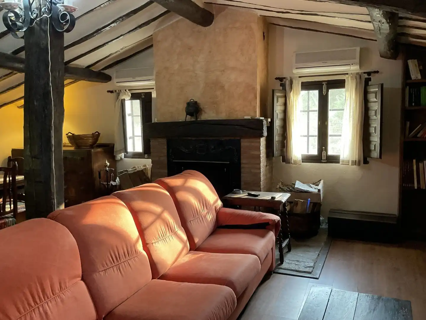 Living room of Country homes for sale in Bobadilla  with Parquet flooring, Terrace and Storage room