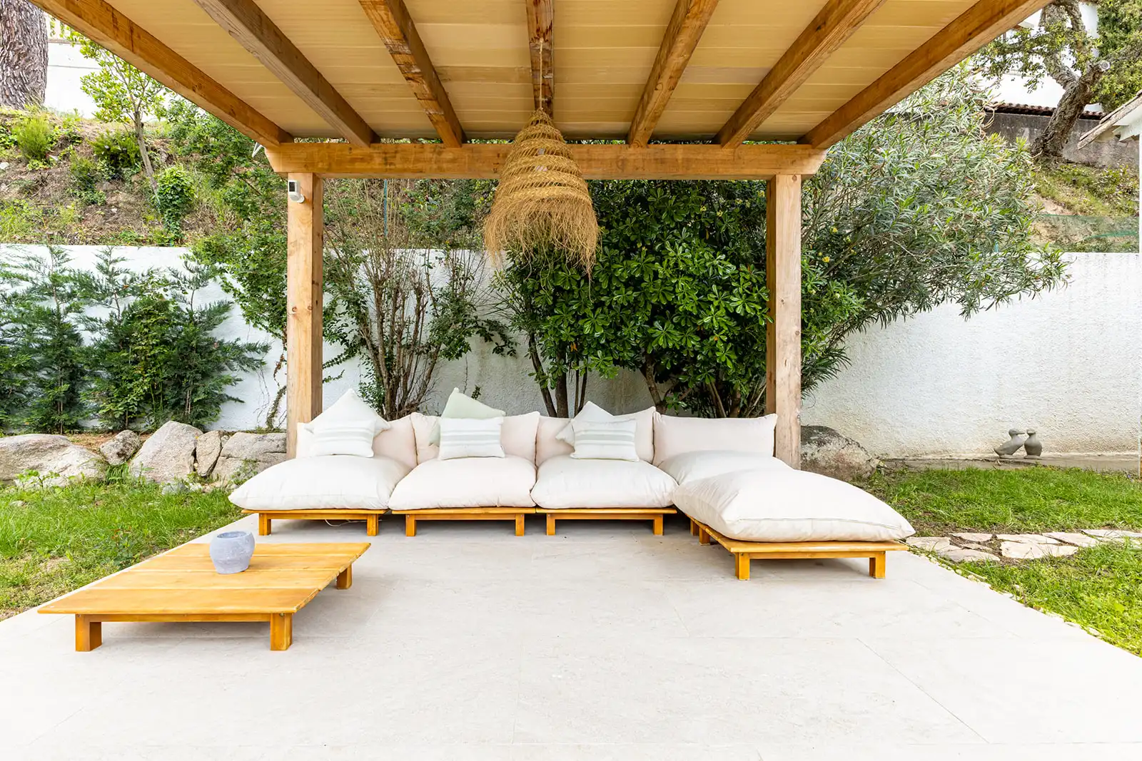 Terrassa de Casa o xalet en venda en Santa Cristina d'Aro amb Aire condicionat, Calefacció i Jardí privat