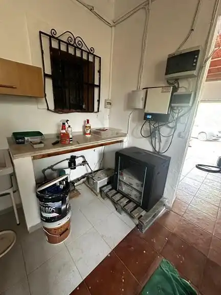 Cocina de Finca rústica en venta en Sisante con Aire acondicionado, Calefacción y Terraza