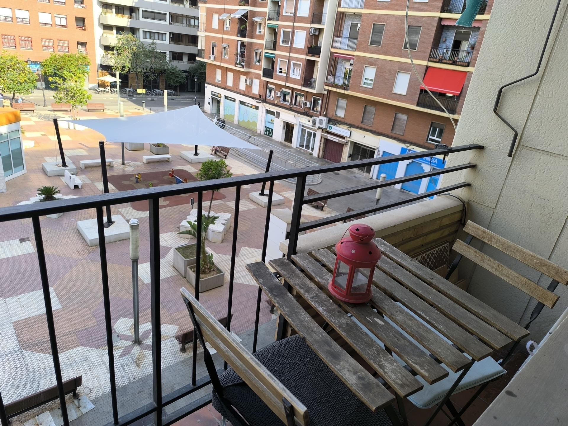 Terrace of Flat to rent in  Valencia Capital  with Balcony