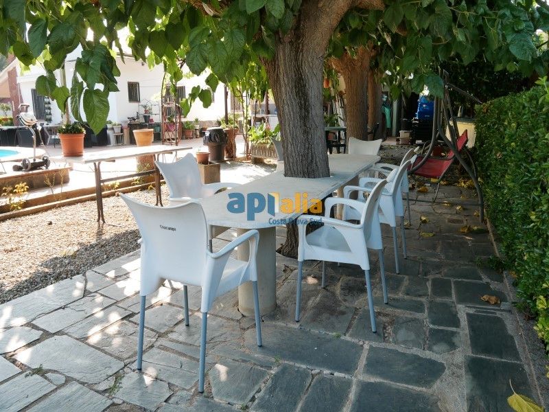 Terraza de Casa o chalet en venta en Lloret de Mar con Calefacción, Jardín privado y Piscina