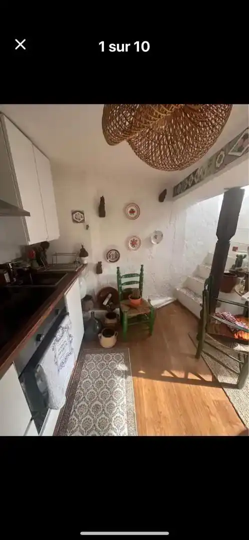 Cuina de Casa o xalet en venda en Riogordo amb Aire condicionat i Piscina