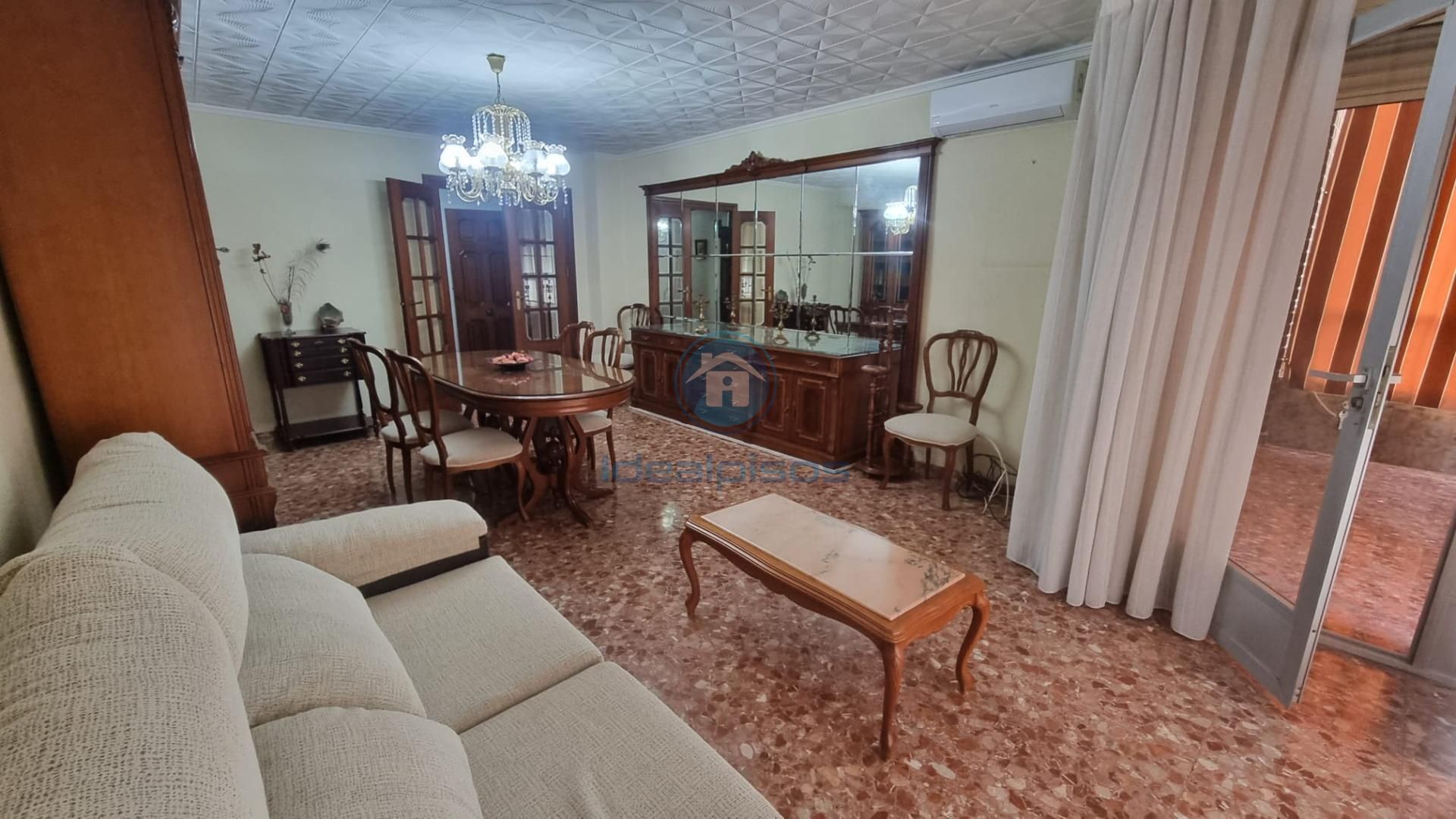 Living room of Single-family semi-detached for sale in San Vicente del Raspeig / Sant Vicent del Raspeig  with Air Conditioner, Terrace and Balcony