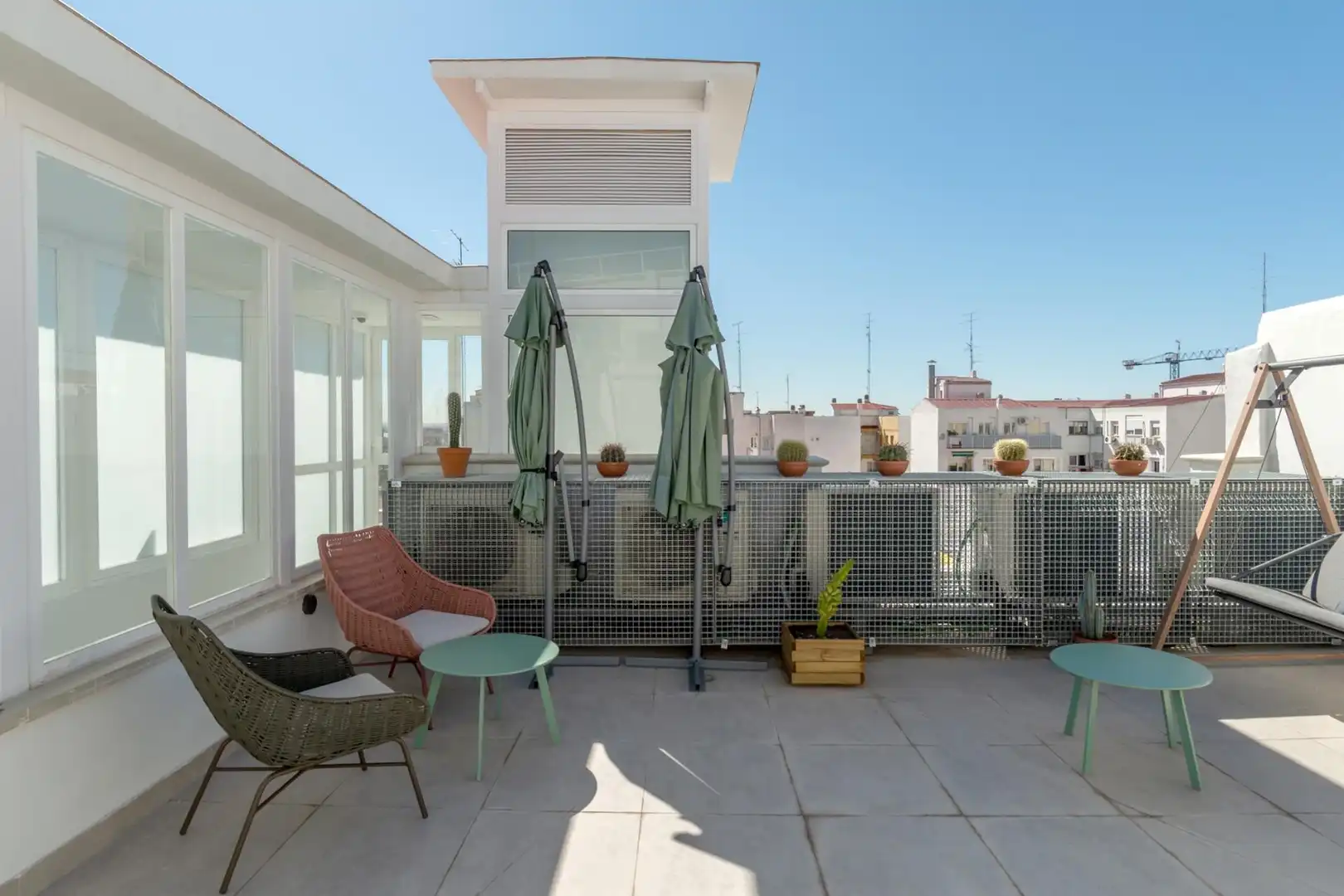 Terrace of Study for rent in Madrid