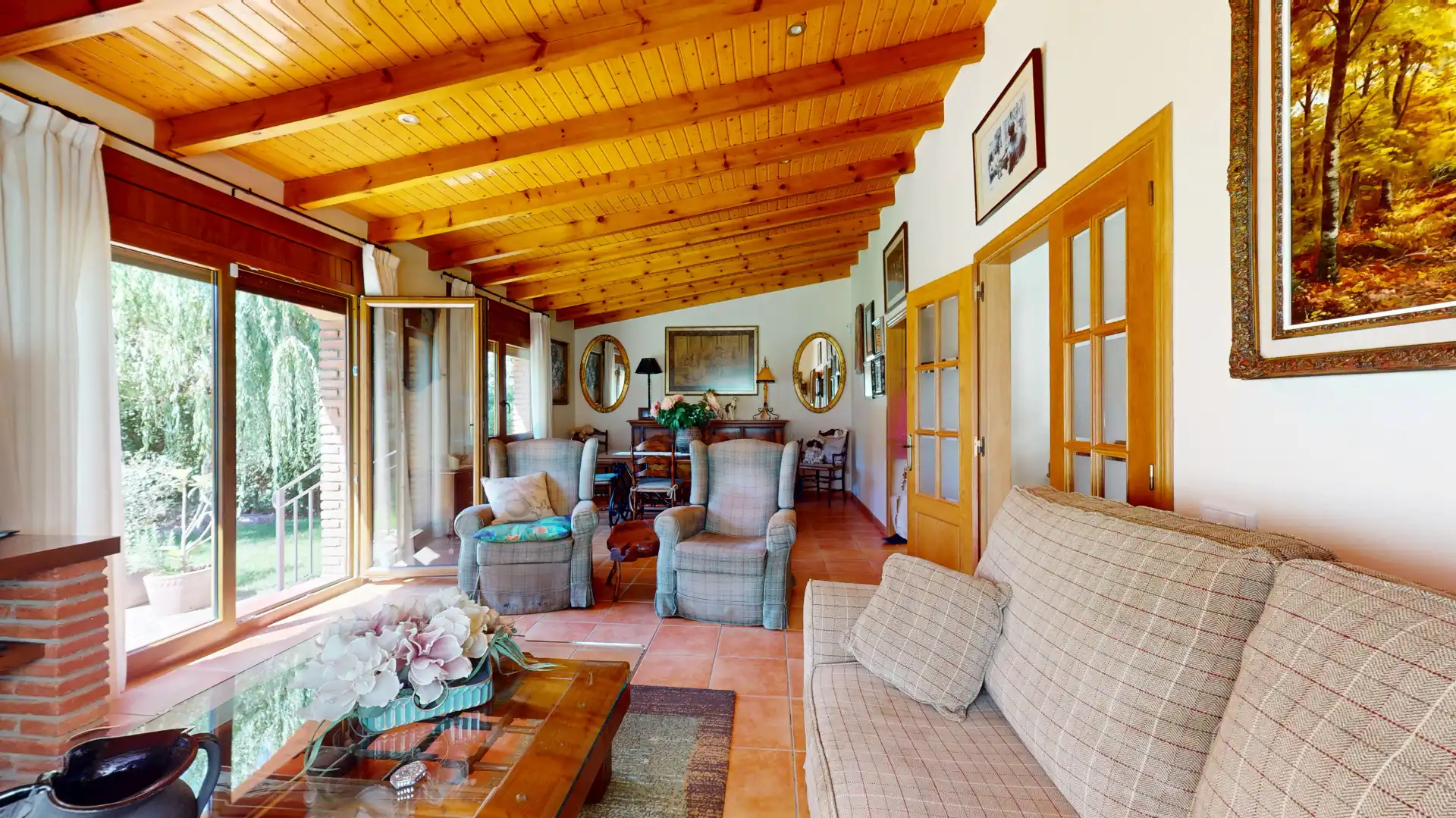 Living room of Houses for sale in Prades  with Heating, Private garden and Terrace