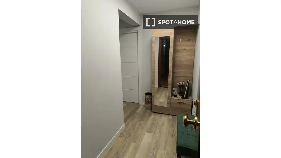 Dormitori de Apartament per a compartir en Bilbao  amb Aire condicionat, Calefacció i Terrassa