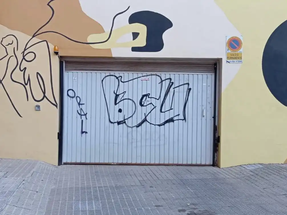Vista exterior de Garaje en venta en Murcia