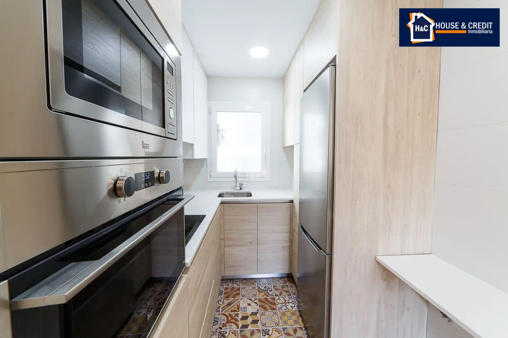 Cocina de Piso de alquiler en Madrid con Aire acondicionado, Calefacción y Terraza