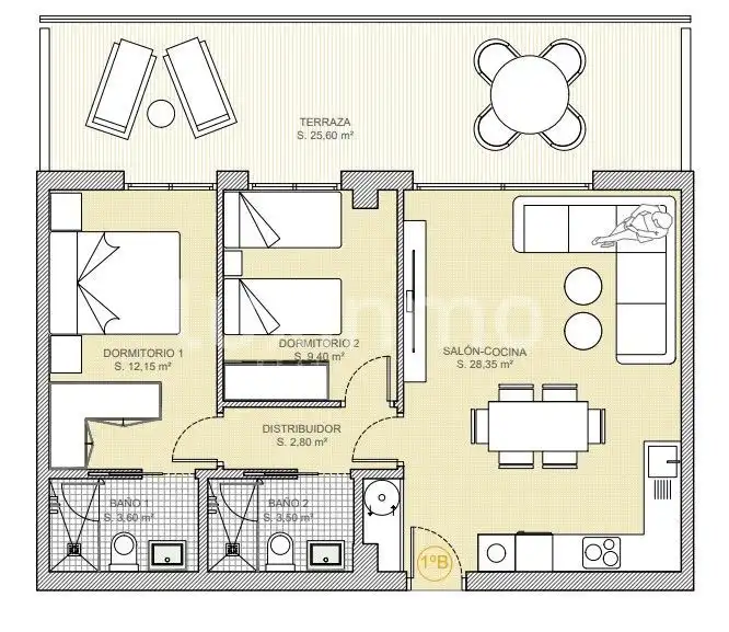 Wohnung mit Terrasse zum Verkauf in Balcón de Finestrat - Terra Marina, imagen 15