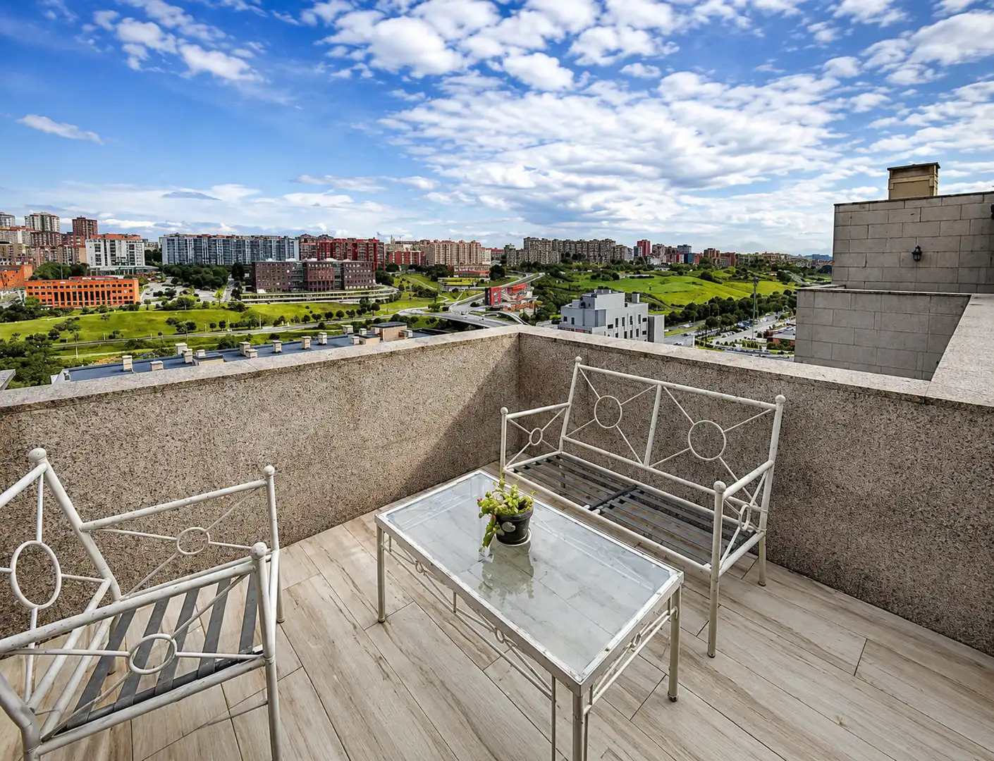 Terrace of Flat for rent in Santander  with Heating, Terrace and Storage room