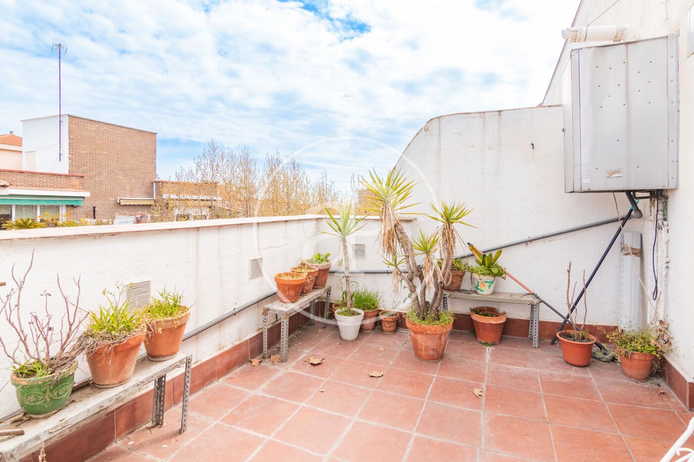 Terrace of Attic for sale in  Madrid Capital  with Heating, Terrace and Furnished
