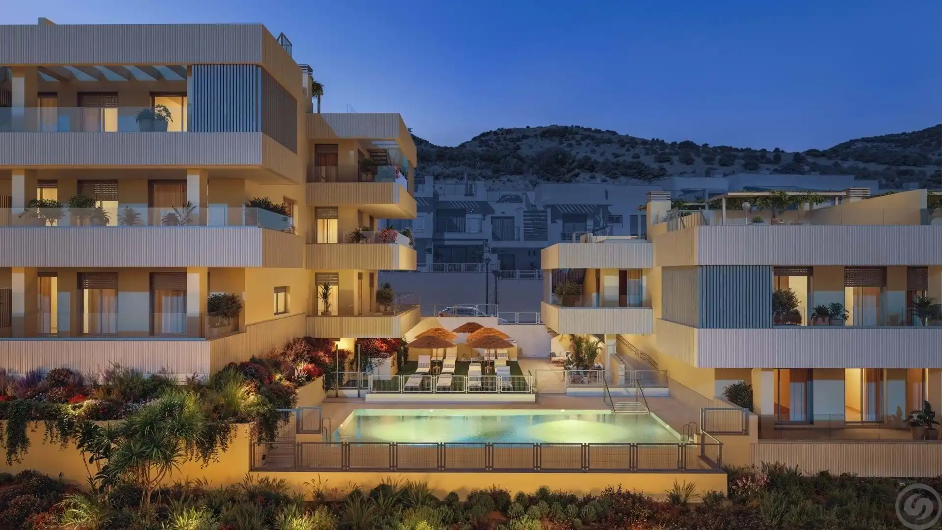 Piscina de Casa o xalet en venda en Benalmádena amb Aire condicionat, Calefacció i Terrassa