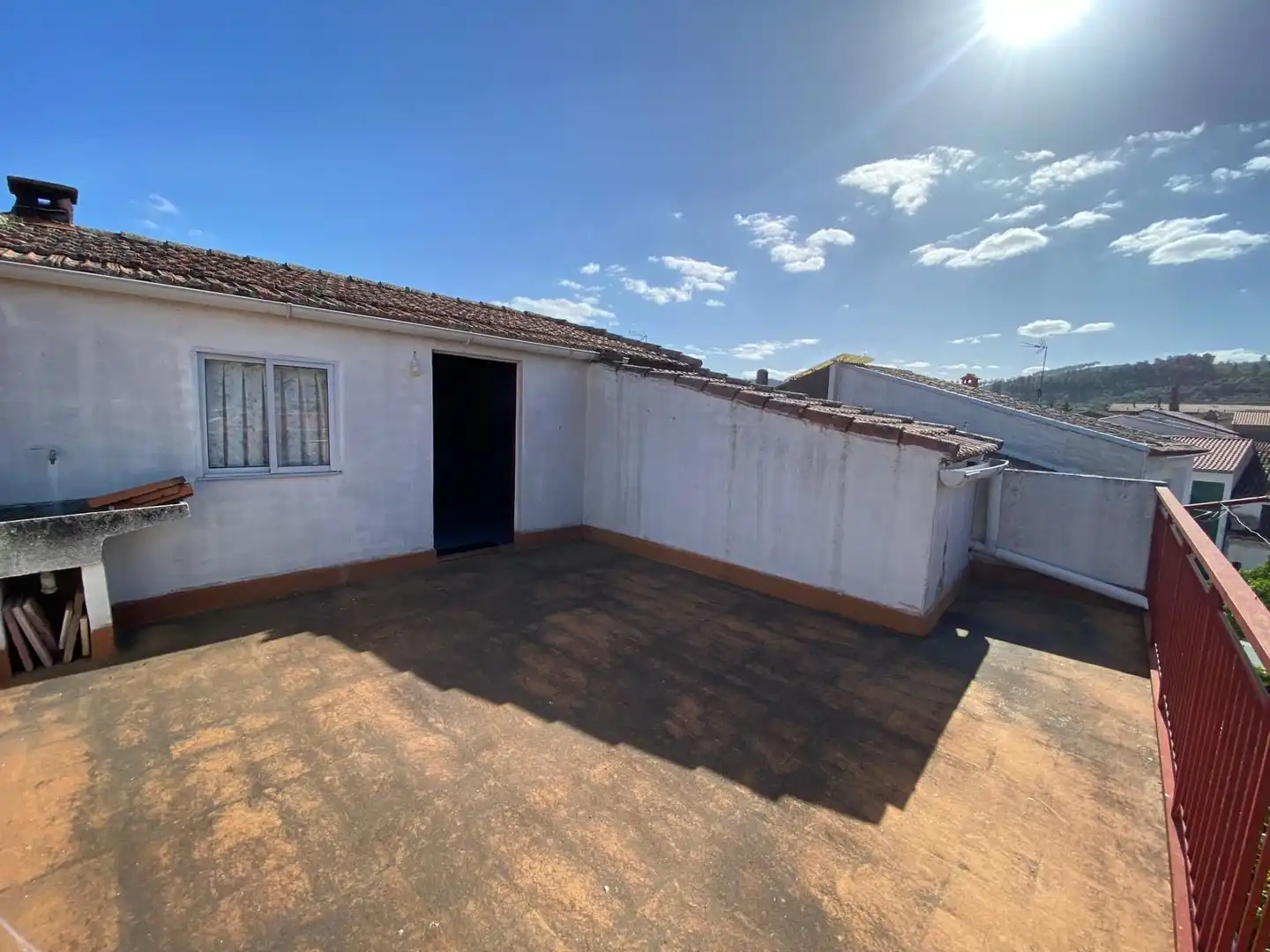 Vista exterior de Casa o xalet en venda en Cilleros amb Aire condicionat i Traster