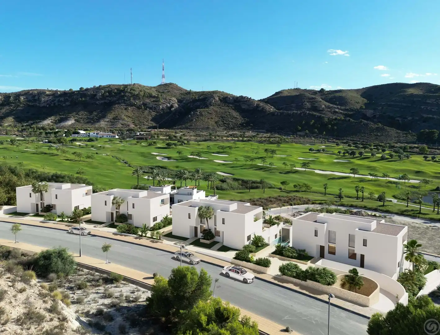 Vista exterior de Dúplex en venta en Monforte del Cid con Aire acondicionado, Calefacción y Terraza