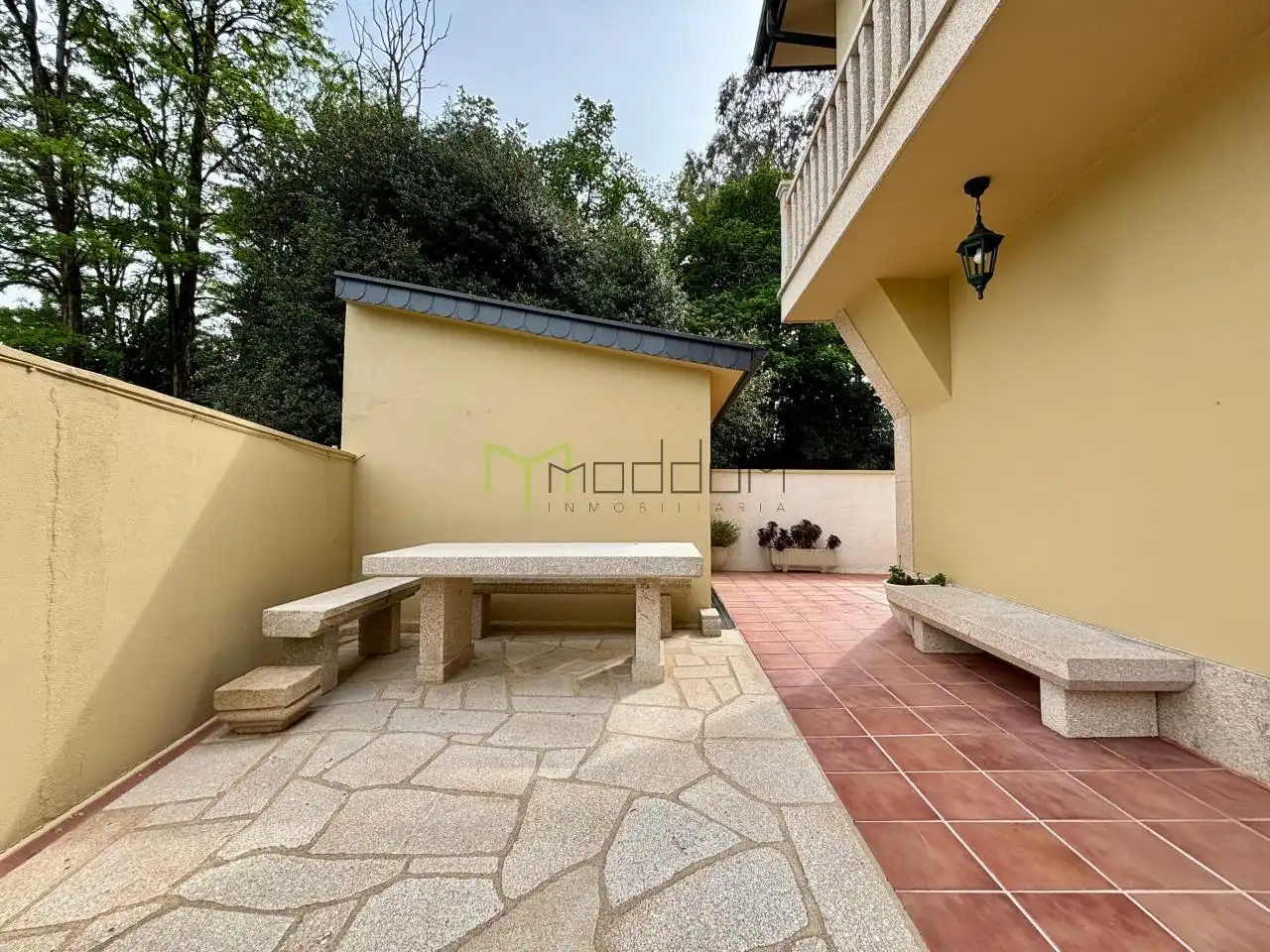 Terraza de Casa o chalet en venta en Ames con Calefacción, Jardín privado y Parquet