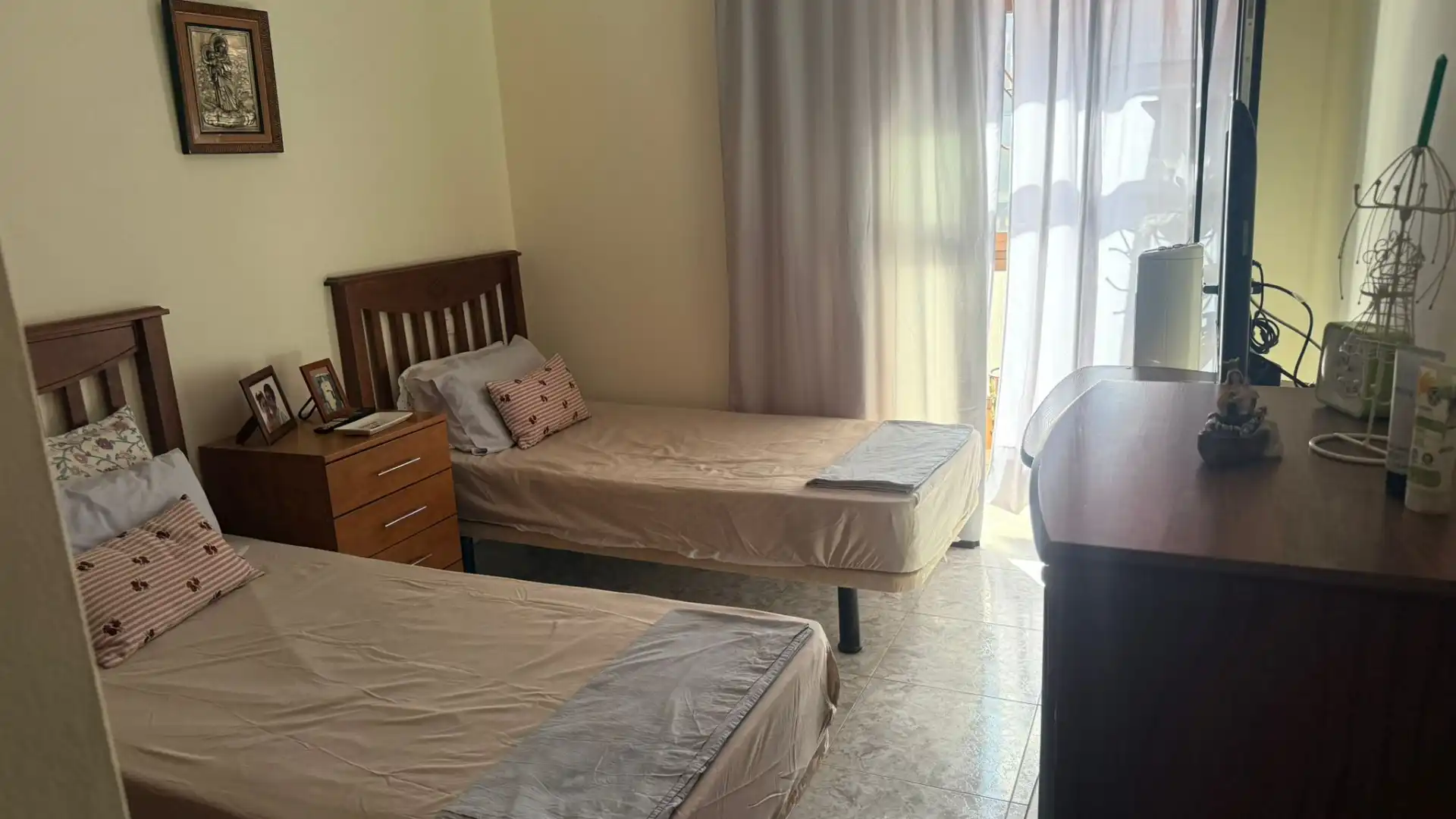 Schlafzimmer von Wohnung zur Miete in Candelaria mit Klimaanlage, Abstellraum und Möbliert