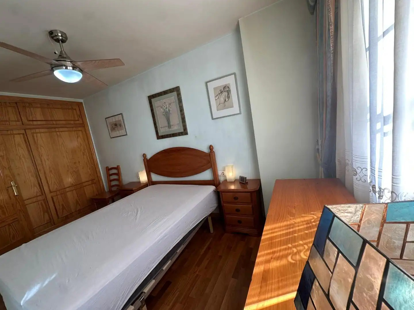 Bedroom of Flat for sale in Murcia  with Air Conditioner, Private garden and Storage room