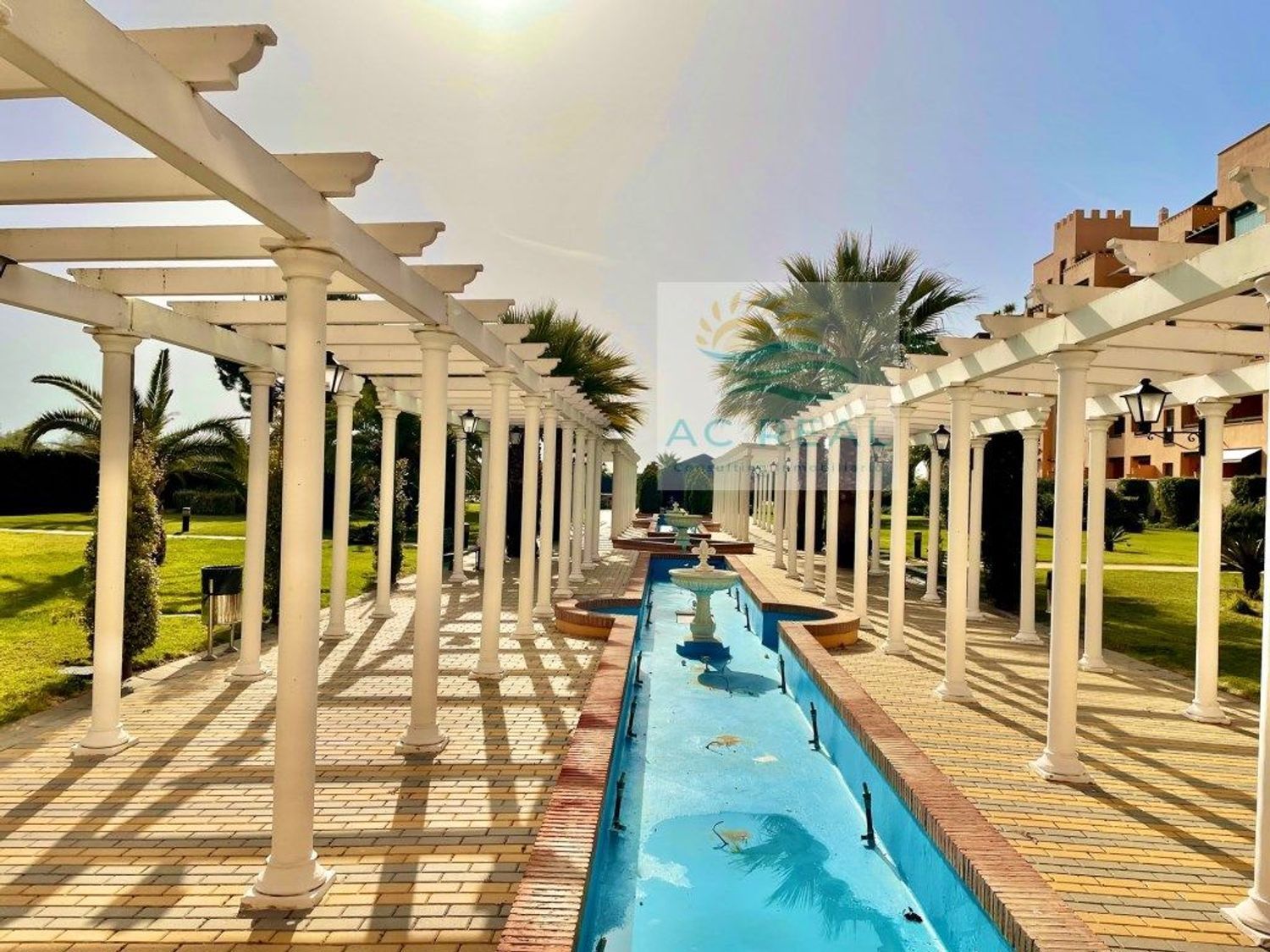 Swimming pool of Flat to rent in Ayamonte  with Air Conditioner, Heating and Private garden