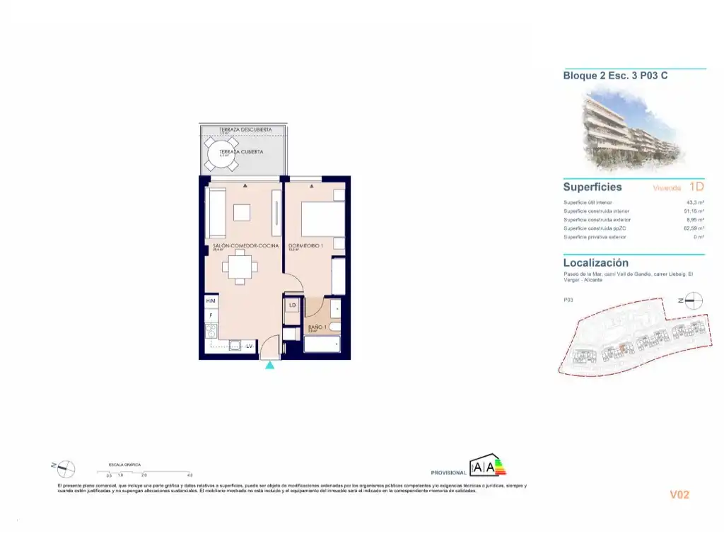 Apartments for sale in Els Poblets  with Swimming Pool and Community pool