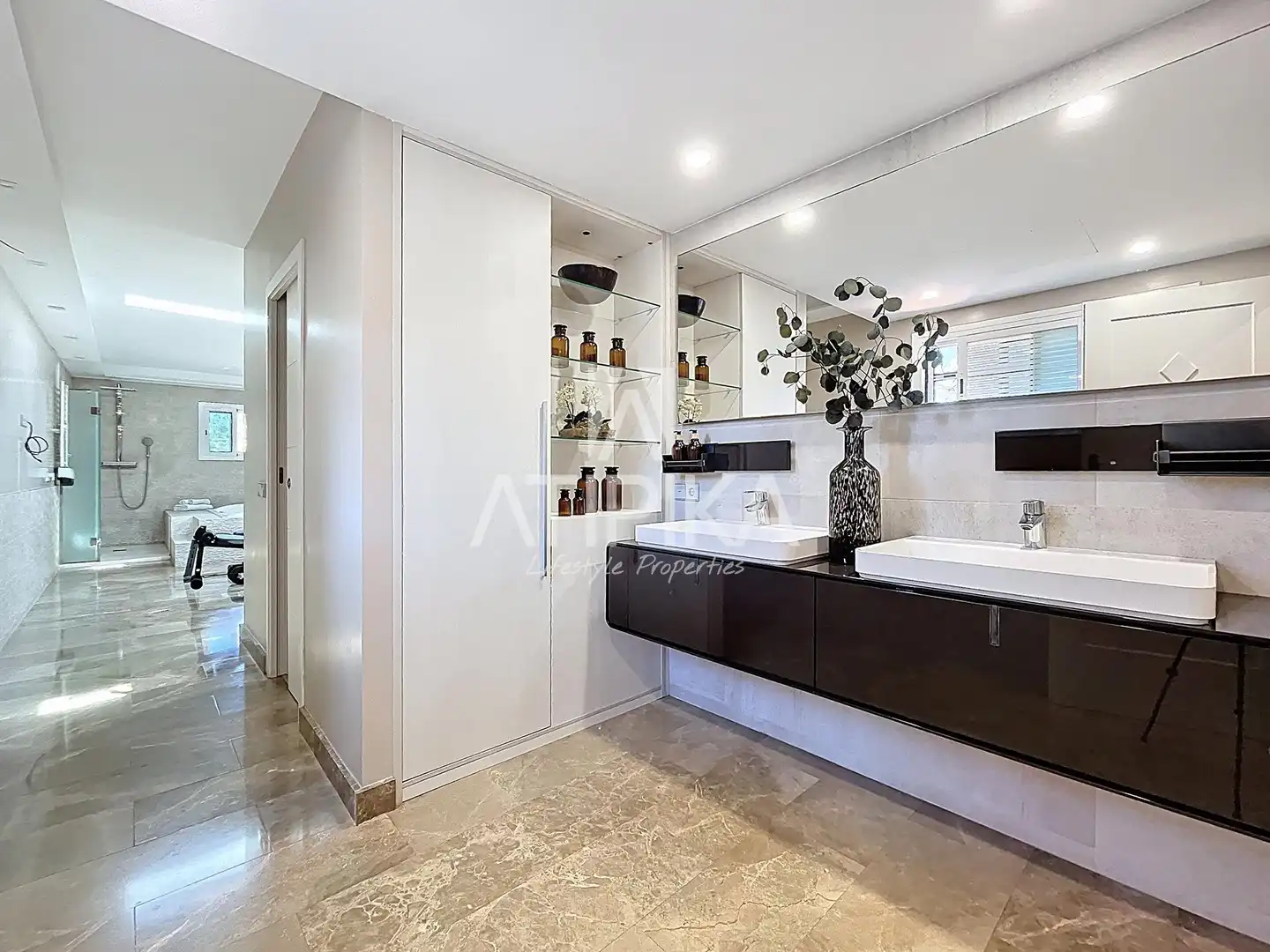 Baño de Casa o chalet de alquiler en Castelldefels con Aire acondicionado, Calefacción y Terraza
