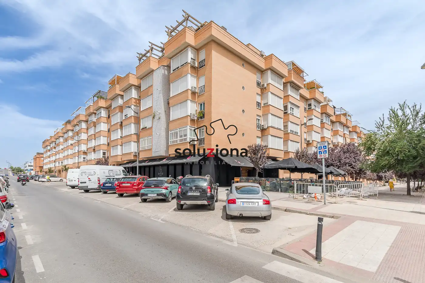 Exterior view of Attic for sale in Getafe  with Air Conditioner, Heating and Parquet flooring