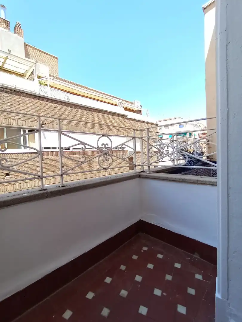 Terraza de Piso de alquiler en Madrid con Aire acondicionado, Calefacción y Parquet