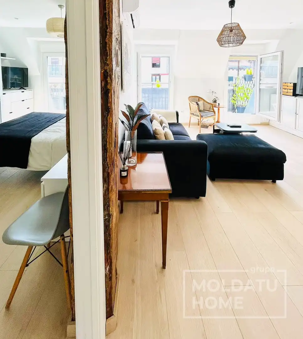 Sala de estar de Piso en venta en Donostia - San Sebastián  con Aire acondicionado, Calefacción y Terraza