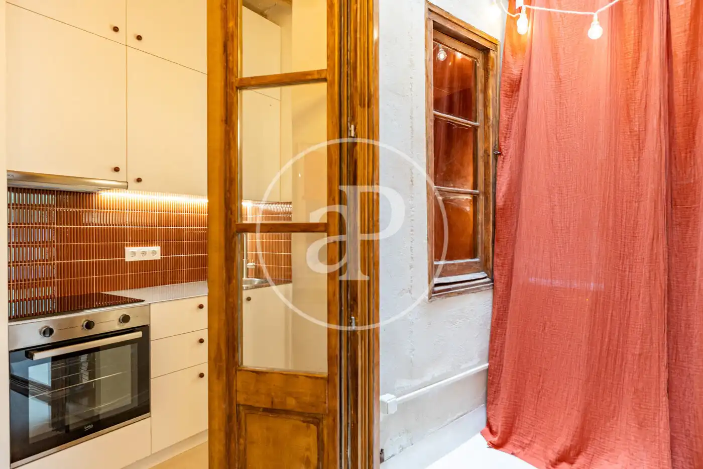 Kitchen of Flat for sale in Barcelona  with Air Conditioner, Heating and Furnished