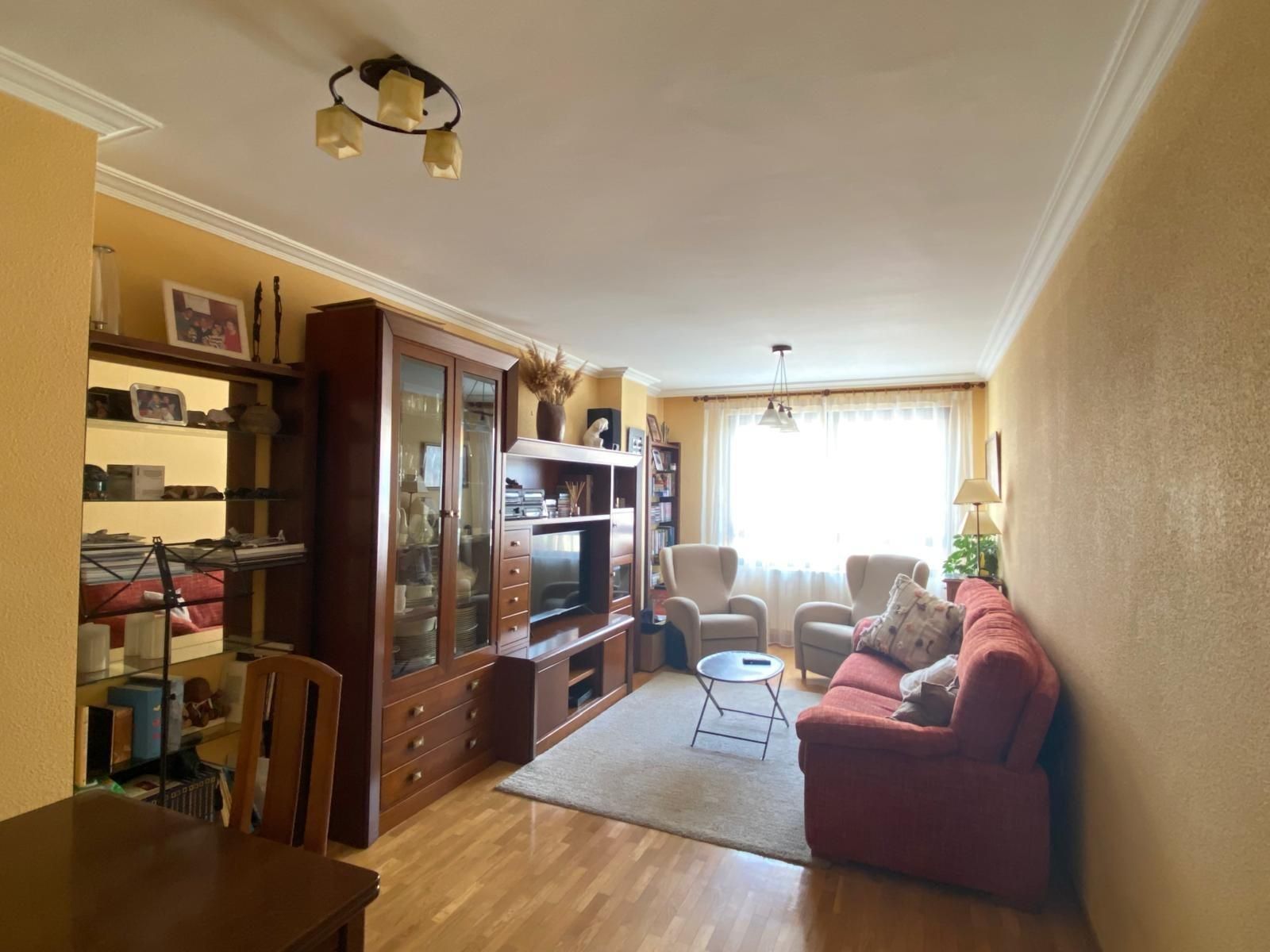 Living room of Flat for sale in Palencia Capital  with Heating, Storage room and Balcony