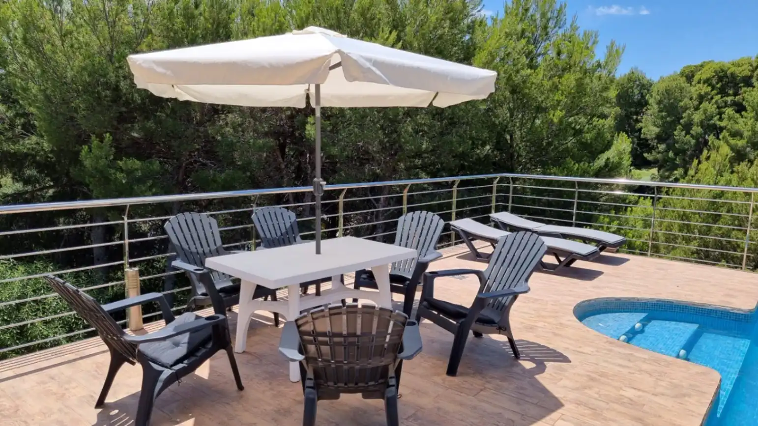 Terraza de Casa o chalet en venta en Altea con Aire acondicionado, Calefacción y Jardín privado