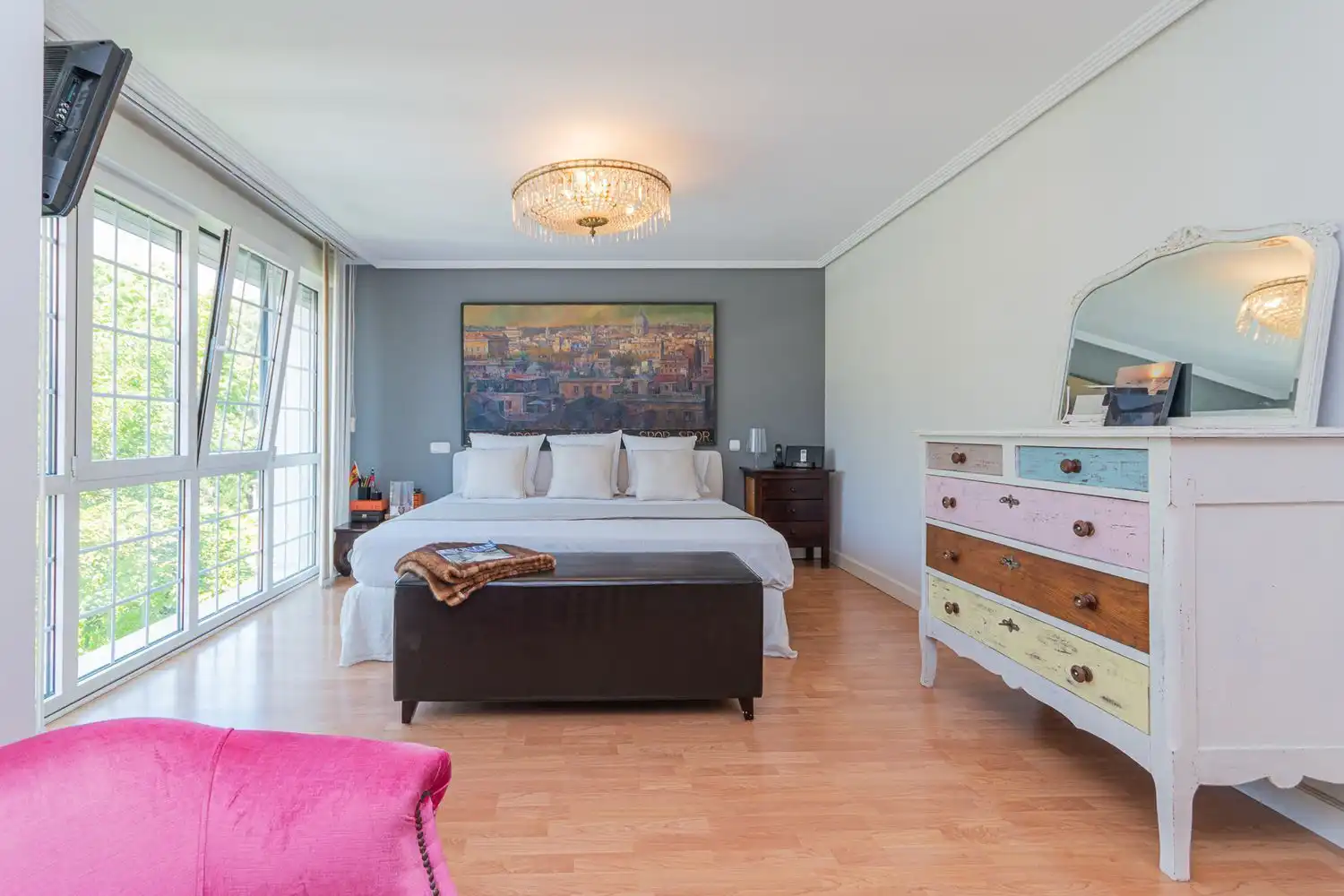 Bedroom of Houses for sale in Boadilla del Monte  with Air Conditioner, Heating and Storage room