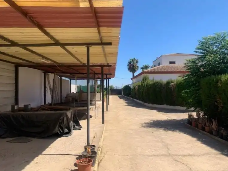 Vista exterior de Casa o chalet en venta en Carmona con Aire acondicionado, Calefacción y Jardín privado