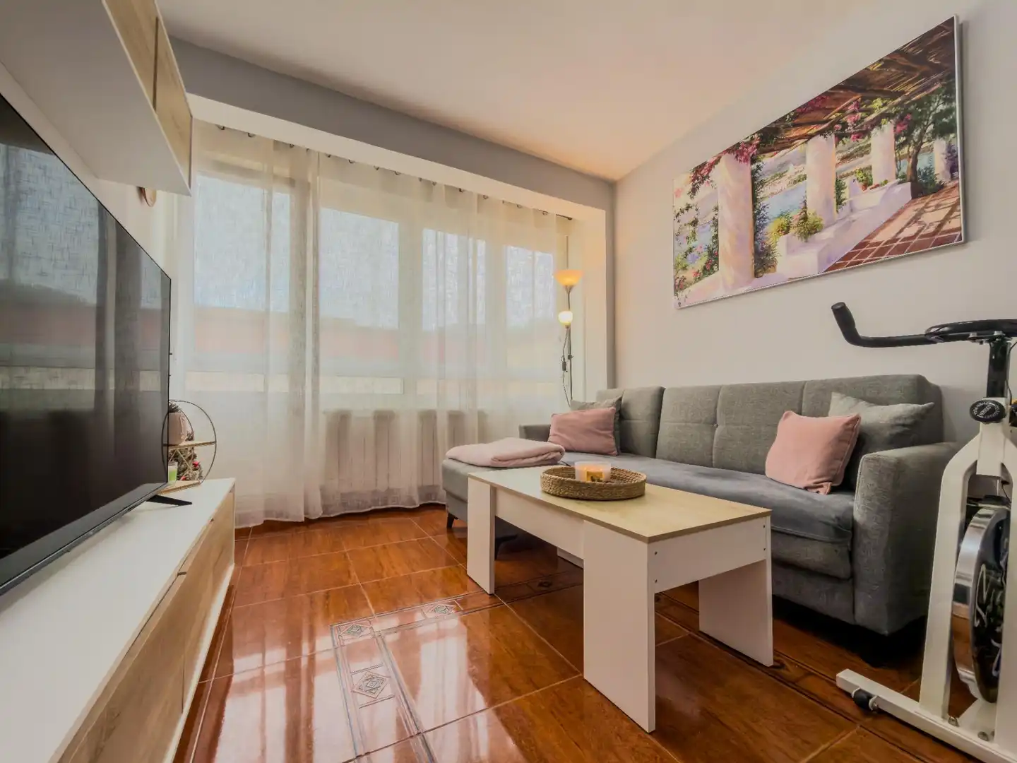 Living room of Flat for sale in Santa María de Cayón  with Heating and Furnished