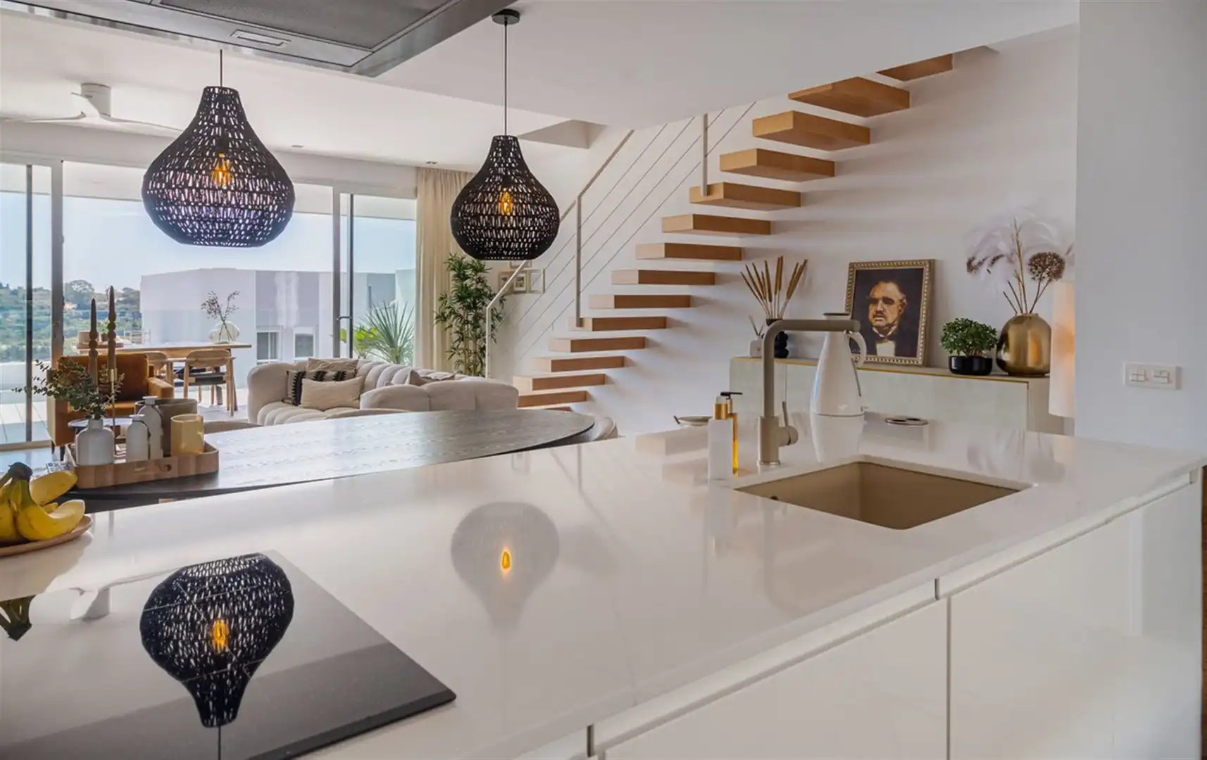 Kitchen of Houses for sale in Estepona  with Air Conditioner and Terrace