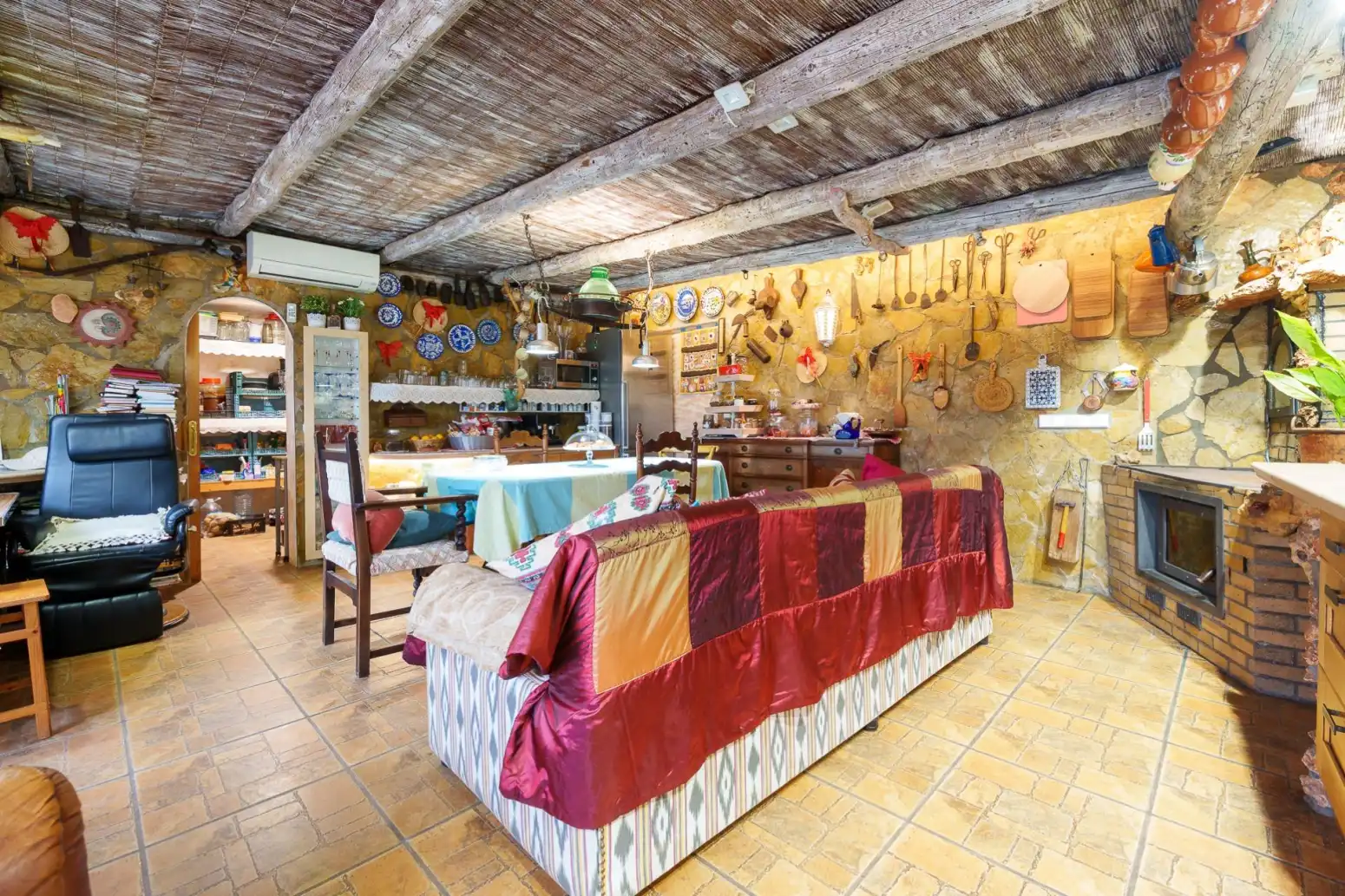 Cocina de Finca rústica en venta en Marratxí con Aire acondicionado, Calefacción y Piscina