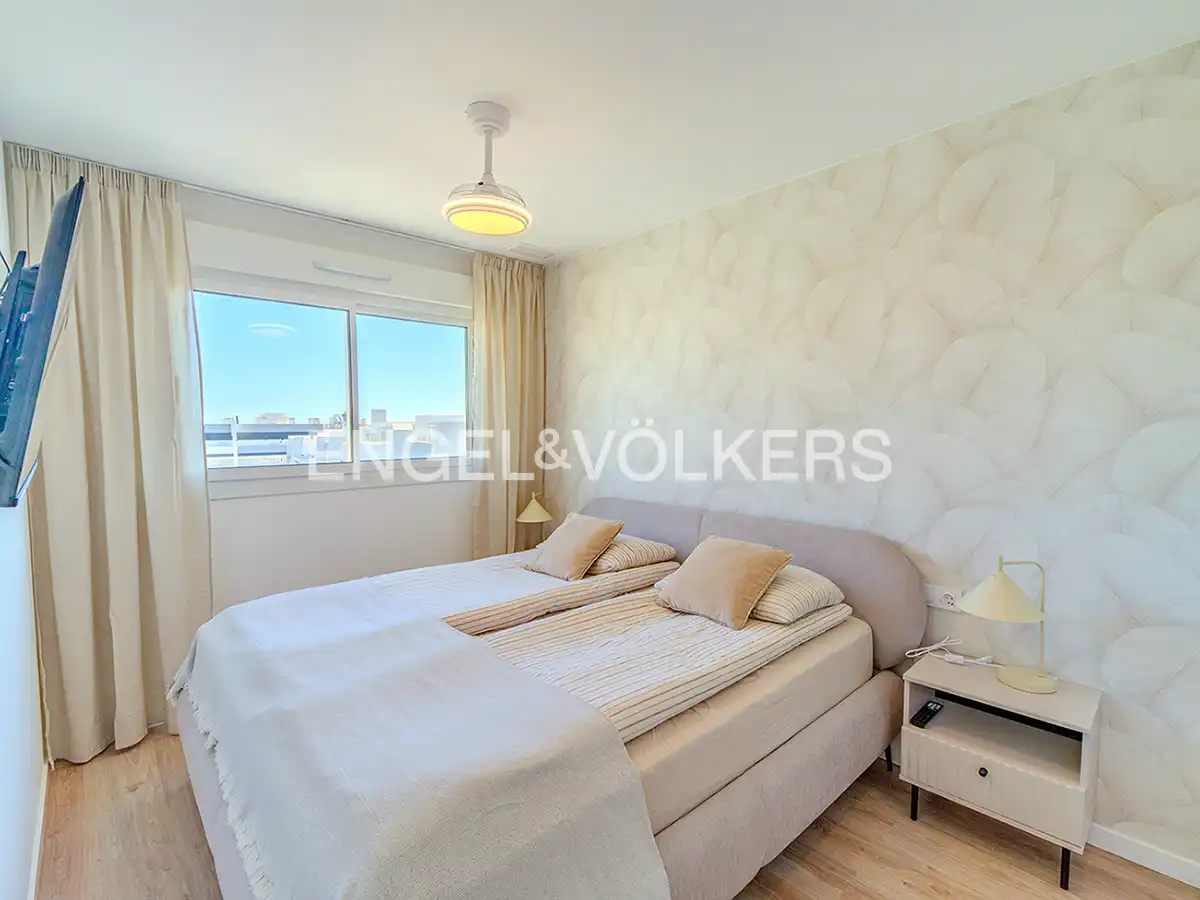 Schlafzimmer von Maisonette zum Verkauf in Santa Pola mit Klimaanlage, Heizung und Terrasse